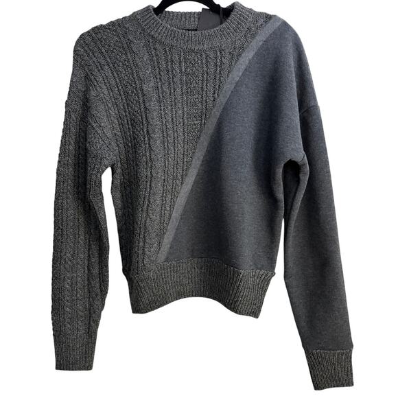TWENTY MONTREAL Twenty Connect Crewneck Sweater Gray Size XS NEW - Picture 3 of 13